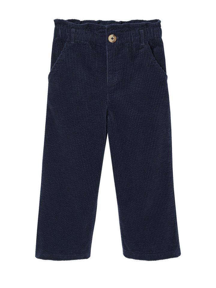 vertbaudet Cargohose Weite Mädchen Cordhose mit Paperbag-Bund von vertbaudet