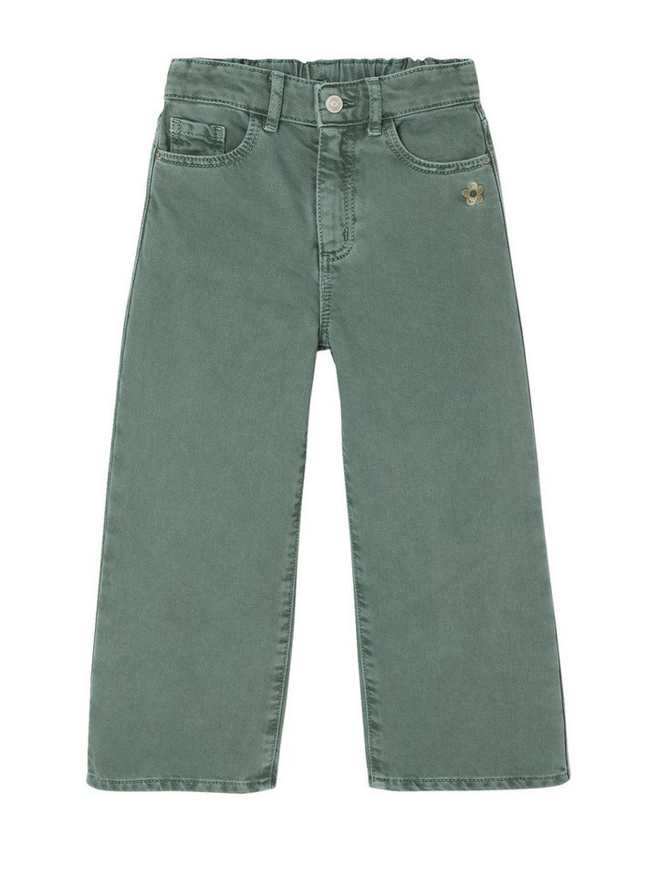 vertbaudet Cargohose Weite Mädchen Hose mit Blumenstickerei Blumenstickerei vertbaudet Cargohose Weite Mädchen Hose mit Blumenstickerei Blumenstickerei von vertbaudet