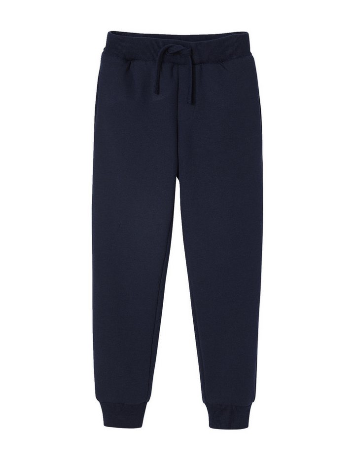 vertbaudet Cargohose Jungen Sweathose mit Teddyfleece-Futter von vertbaudet