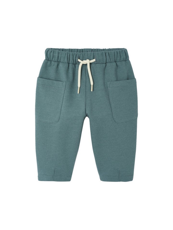 vertbaudet Cargohose Weite Baby Hose aus Sweatstoff, Dehnbund von vertbaudet