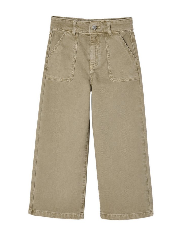 vertbaudet Cargohose Weite Mädchen Hose, Hüftweite REGULAR von vertbaudet