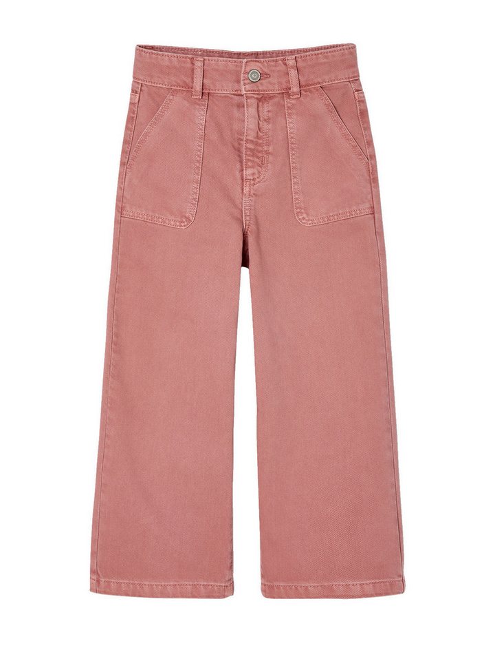 vertbaudet Cargohose Weite Mädchen Hose, Hüftweite REGULAR von vertbaudet