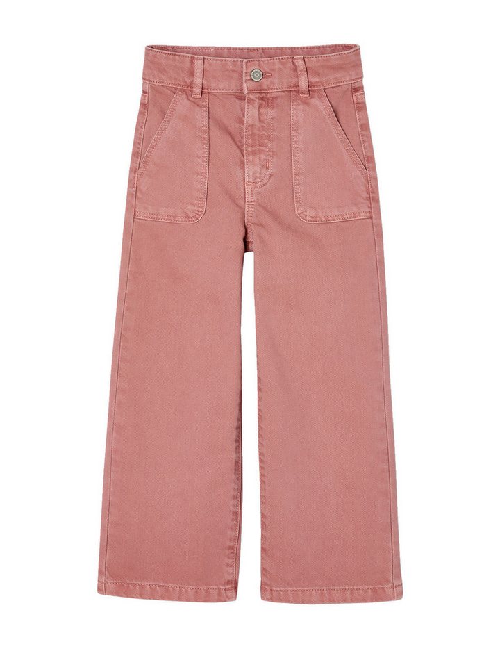 vertbaudet Cargohose Weite Mädchen Hose, Hüftweite SLIM von vertbaudet