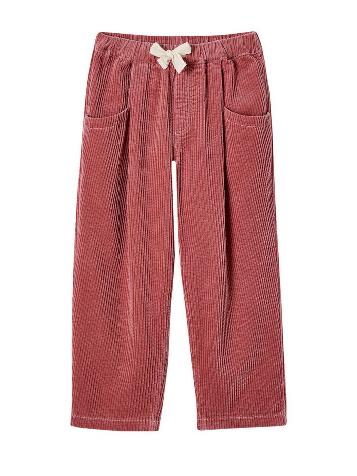 vertbaudet Cargohose Weite Cordhose Mädchen, Baggy-Look von vertbaudet