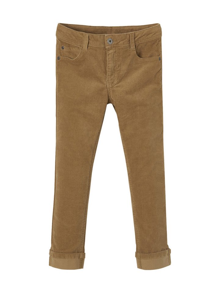 vertbaudet Cargohose Jungen Cordhose, Slim-Fit Bundweite verstellbar von vertbaudet
