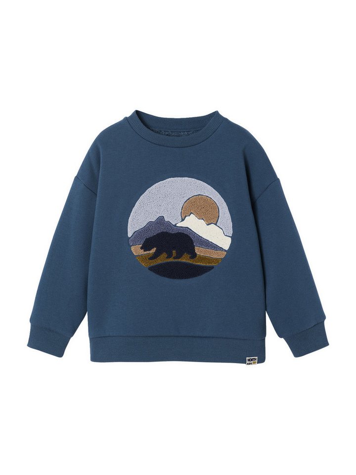 vertbaudet Fleecepullover Jungen Sweatshirt mit Druck vertbaudet Fleecepullover Jungen Sweatshirt mit Druck von vertbaudet