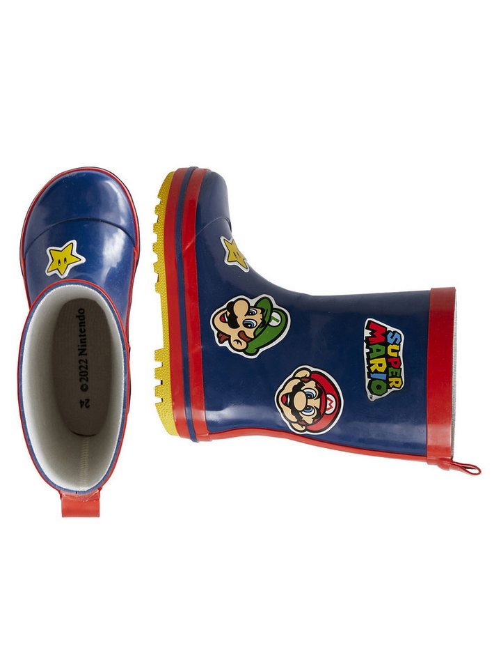 vertbaudet Kinder Gummistiefel SUPER MARIO Gummistiefel von vertbaudet
