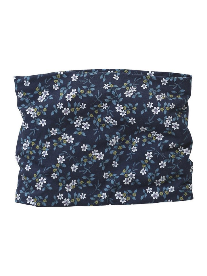 vertbaudet Halstuch Schlauchschal Mädchen, mit Blumenmuster und Fleece-Futter von vertbaudet