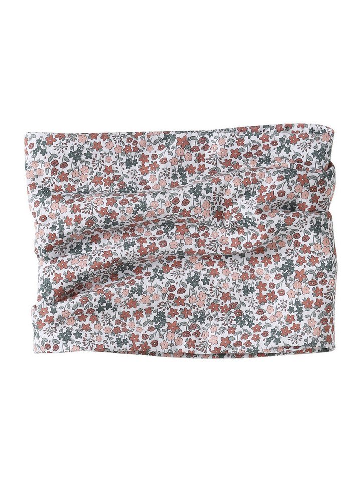 vertbaudet Halstuch Schlauchschal Mädchen, mit Blumenmuster und Fleece-Futter von vertbaudet