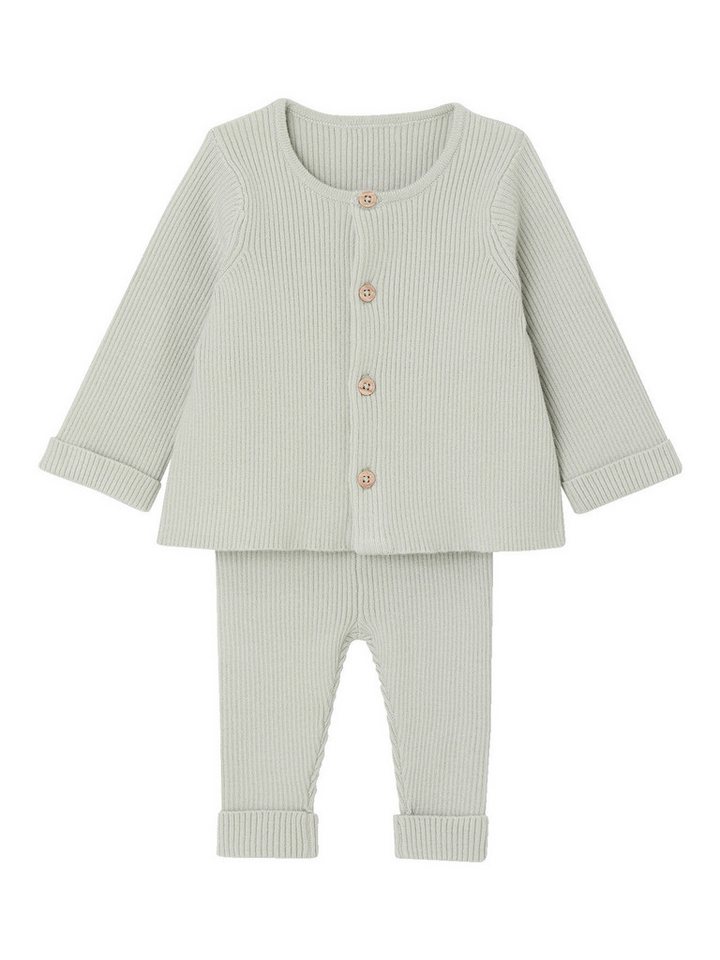 vertbaudet Hose & Shorts Baby-Set: Jäckchen & Hose, Strick von vertbaudet