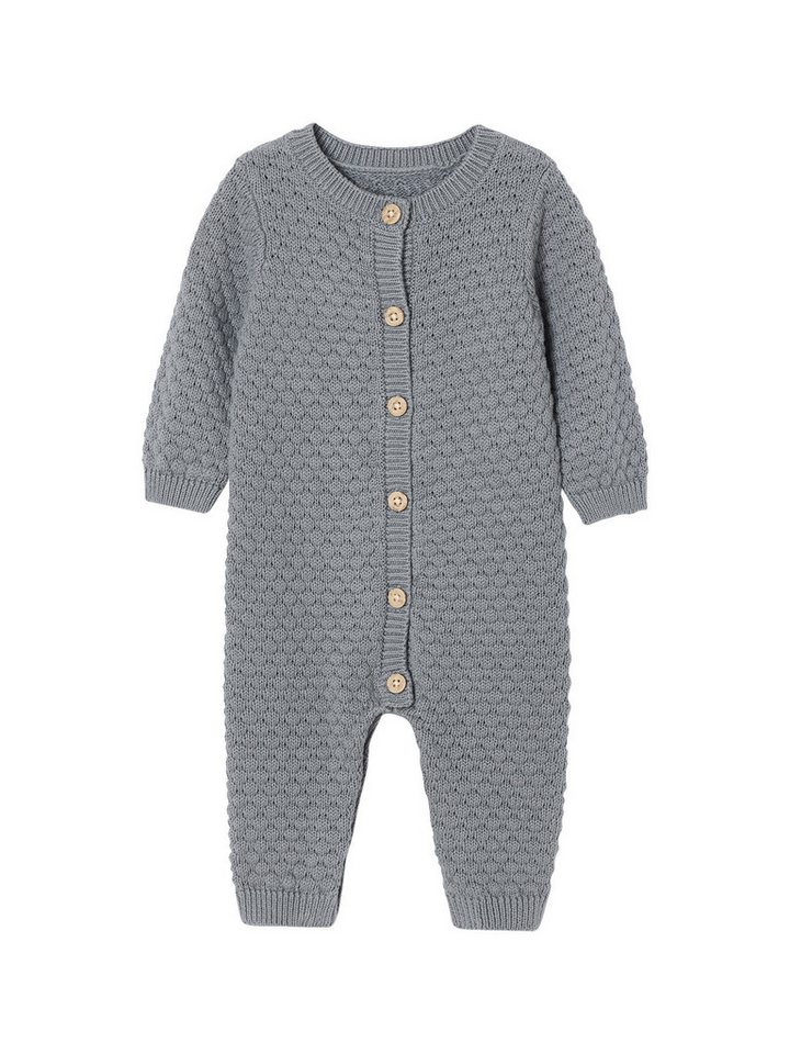 vertbaudet Latzhose Baby Overall aus Strick von vertbaudet