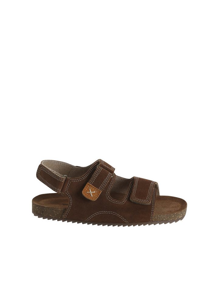 vertbaudet Kinder Klettsandalen aus Leder Sandale von vertbaudet