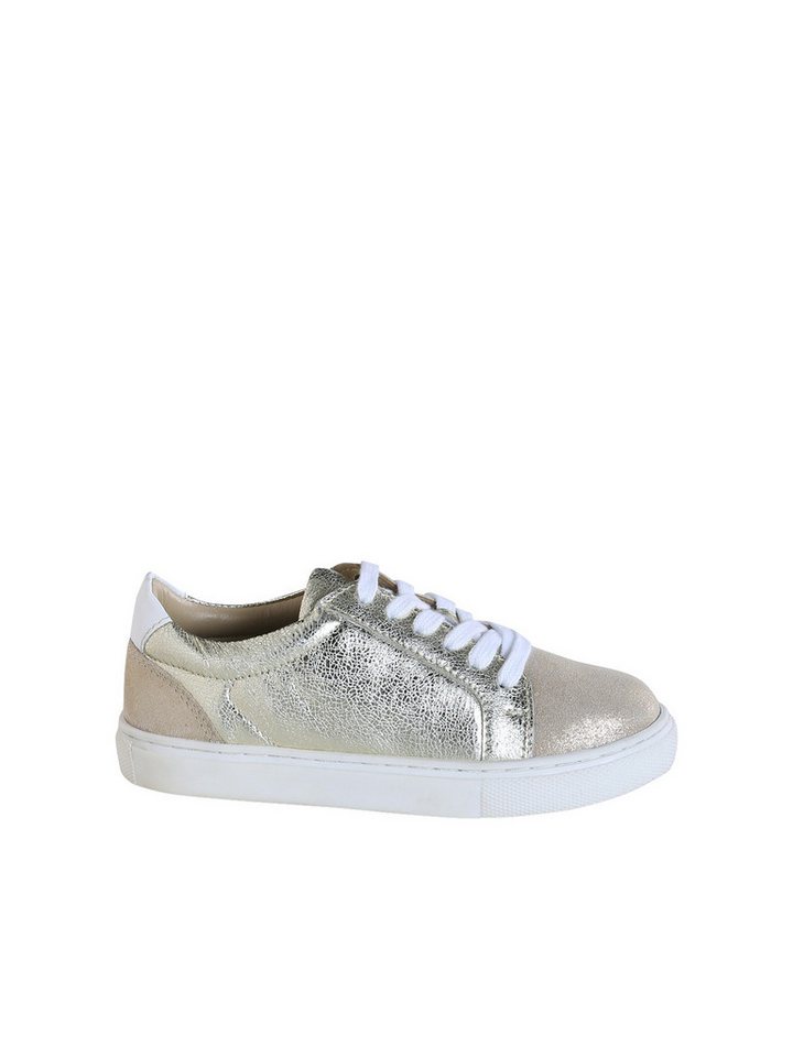 vertbaudet Kinder Ledersneakers mit Schnürung Sneaker von vertbaudet