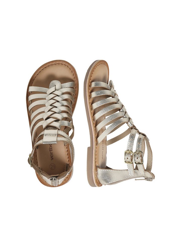 vertbaudet Kinder Römersandalen aus Leder mit Reißverschluss Sandale vertbaudet Kinder Römersandalen aus Leder mit Reißverschluss Sandale von vertbaudet