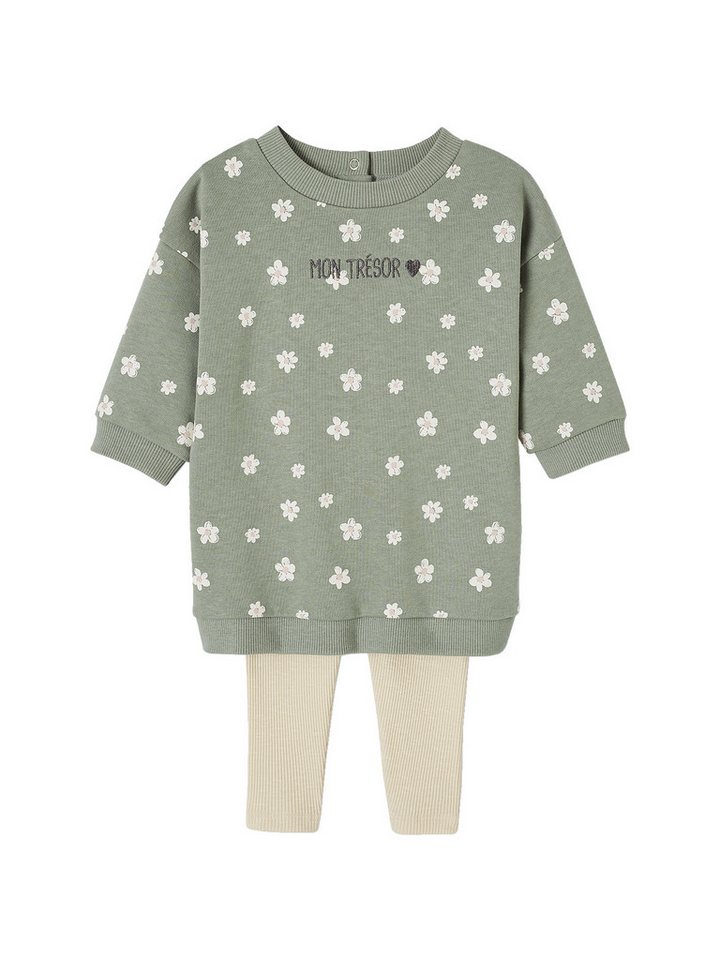 vertbaudet Kleid & Haarband Baby Set MON TRÉSOR: Kleid & Leggings von vertbaudet