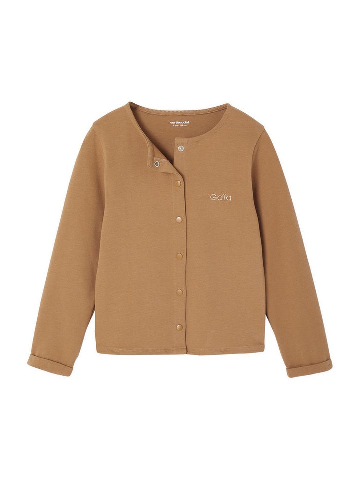 vertbaudet Kleid & Hose Mädchen-Set: Sweatjacke & Blumenkleid Blumenprint von vertbaudet