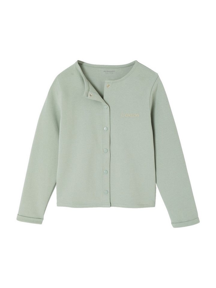 vertbaudet Kleid & Hose Mädchen-Set: Sweatjacke & Blumenkleid Blumenprint von vertbaudet