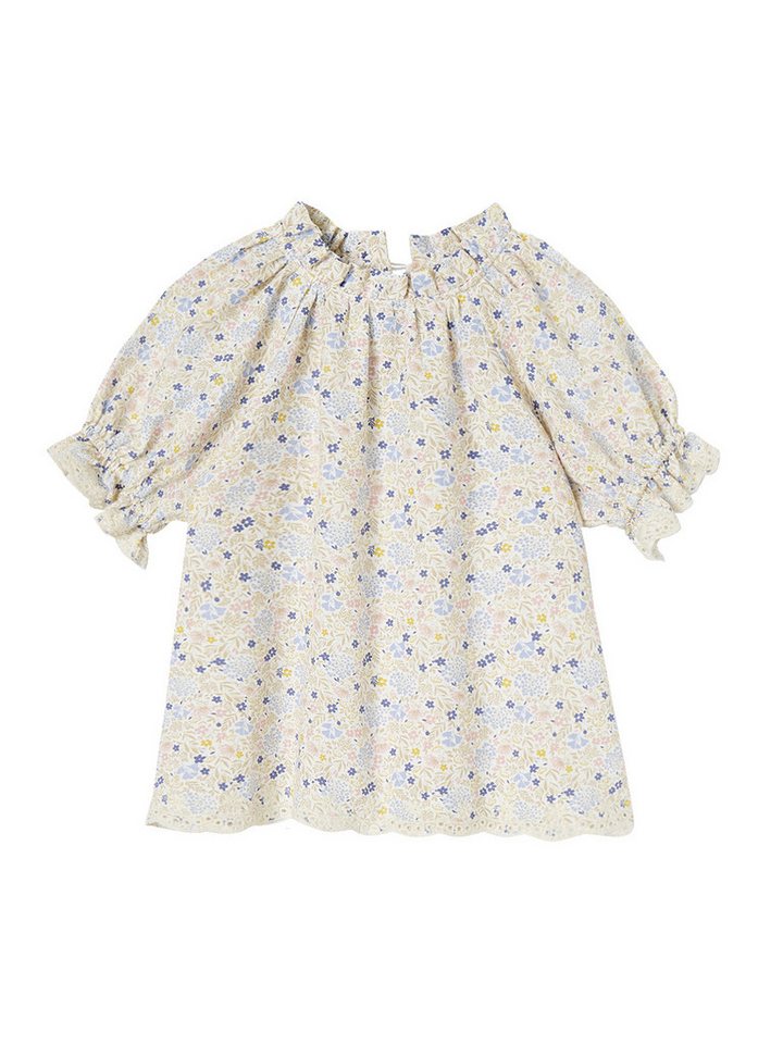 vertbaudet Kurzarmbluse Mädchen Bluse von vertbaudet