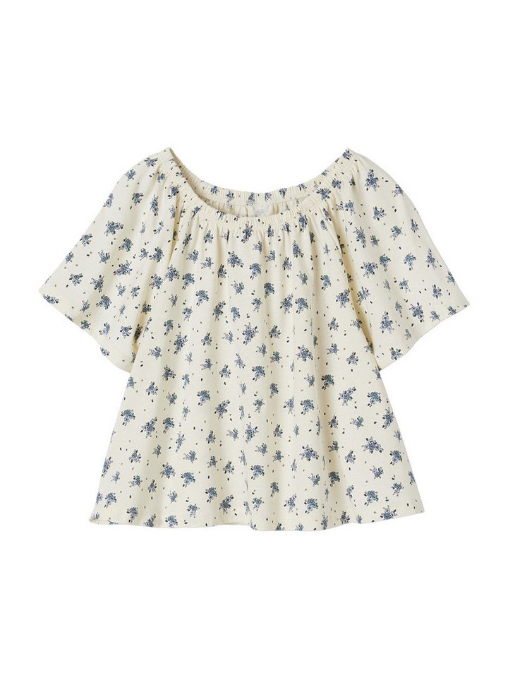 vertbaudet Kurzarmshirt Mädchen Blusenshirt mit Recycling-Polyester von vertbaudet
