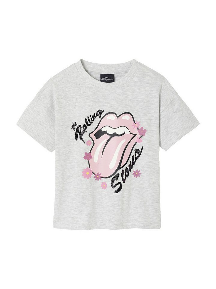 vertbaudet Kurzarmshirt Kinder T-Shirt THE ROLLING STONES mit Print von vertbaudet