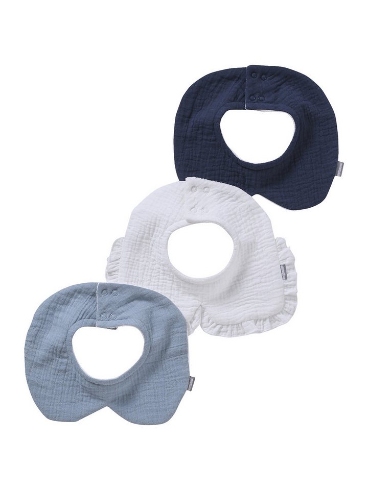 vertbaudet Lätzchen 3er-Pack Baby Lätzchen mit niedlichem Kragen, 3er-Pack vertbaudet Lätzchen 3er-Pack Baby Lätzchen mit niedlichem Kragen, 3er-Pack von vertbaudet