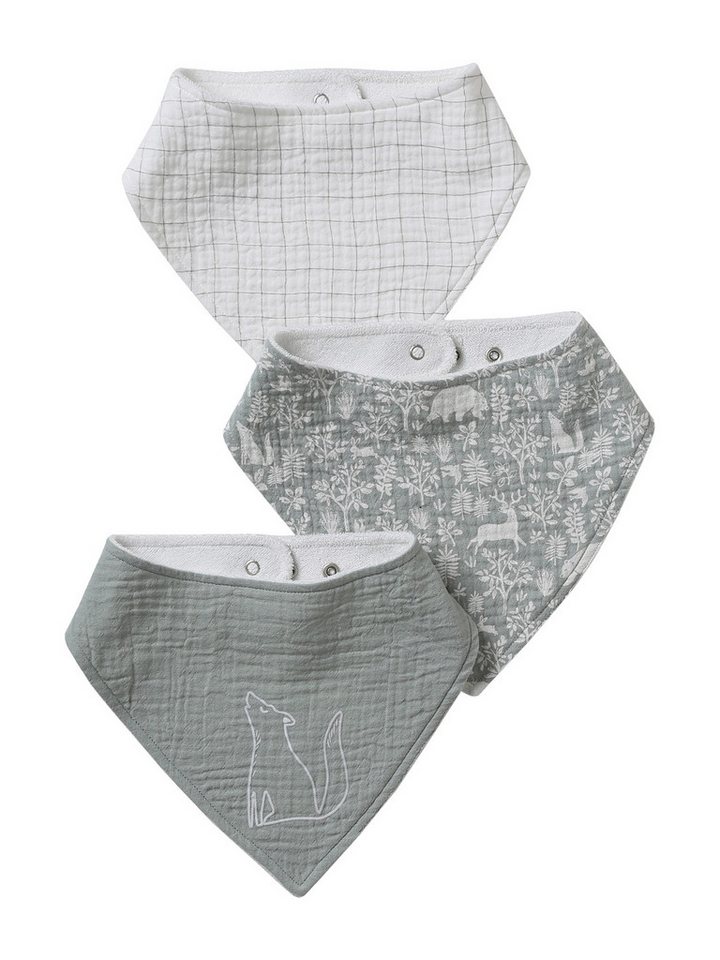 vertbaudet Lätzchen 3er-Pack Baby Halstücher, Baumwoll-Musselin, 3er-Pack vertbaudet Lätzchen 3er-Pack Baby Halstücher, Baumwoll-Musselin, 3er-Pack von vertbaudet