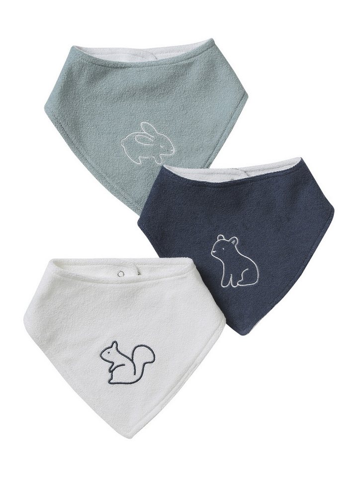 vertbaudet Lätzchen Baby Halstücher, Frottee, 3er-Pack von vertbaudet