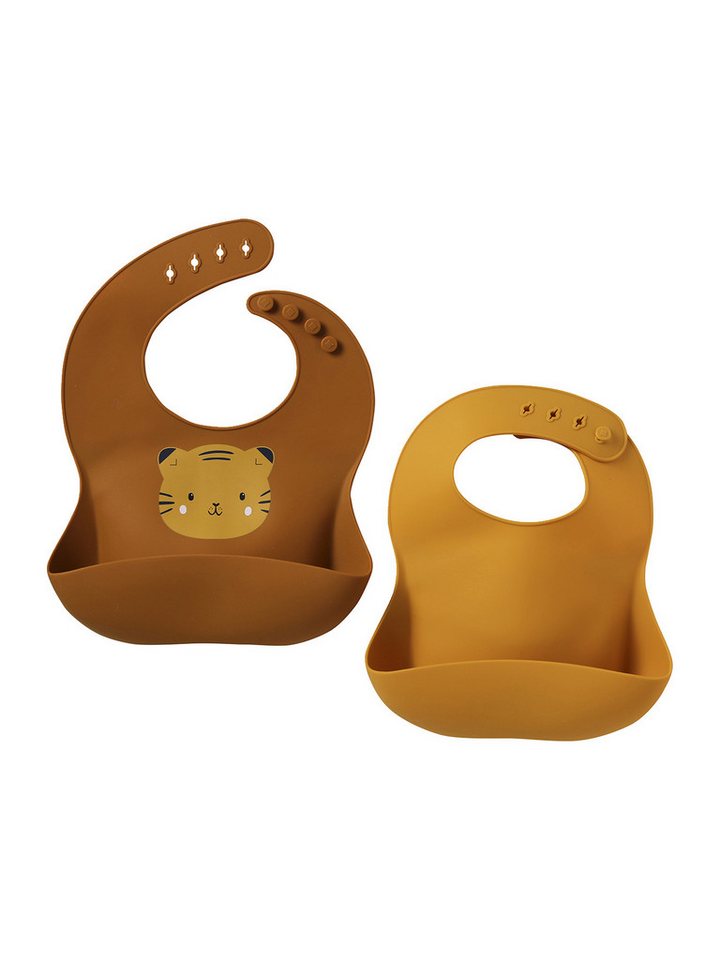 vertbaudet Lätzchen Baby Silikon-Lätzchen, 2er-Pack von vertbaudet