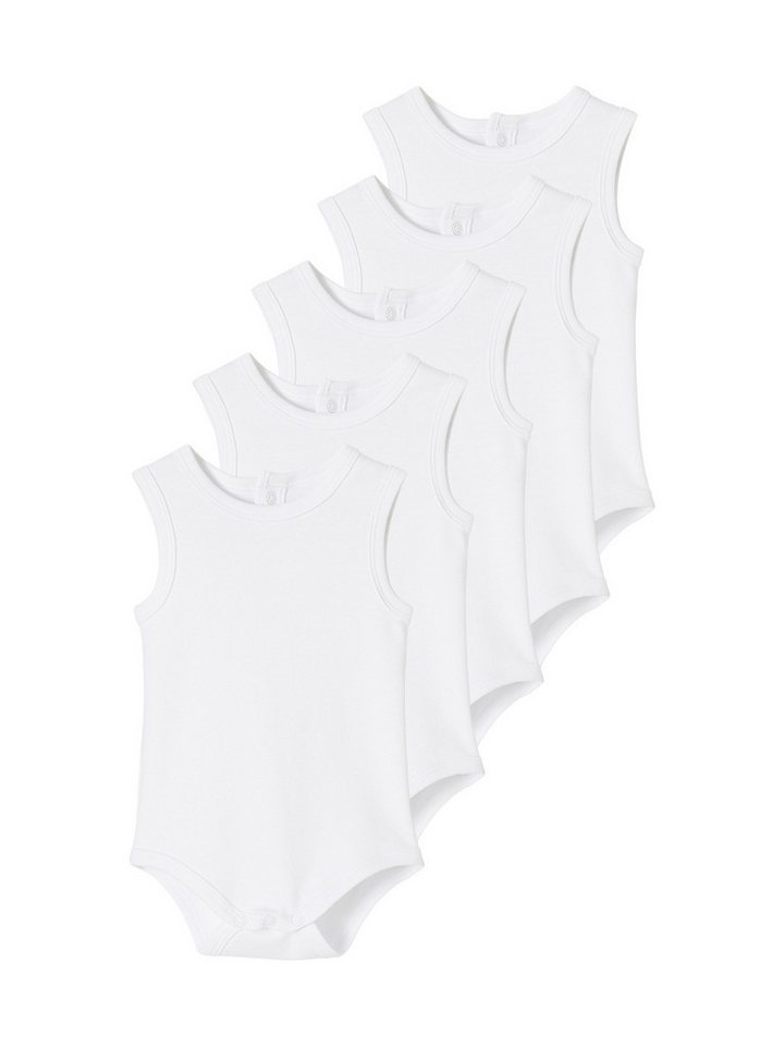 vertbaudet Langarmbody Baby Trägerbodys, Interlock-Jersey BASIC 5er-Pack von vertbaudet