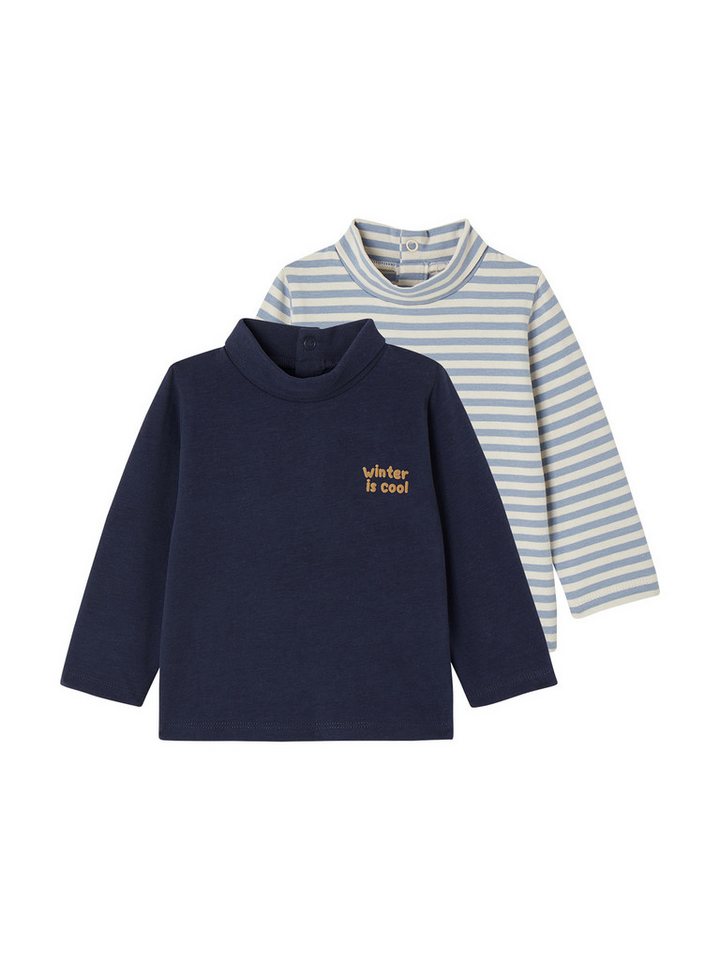 vertbaudet Langarmhemd 2er-Pack Baby Rollkragenshirts Basics 2er-Pack vertbaudet Langarmhemd 2er-Pack Baby Rollkragenshirts Basics 2er-Pack von vertbaudet
