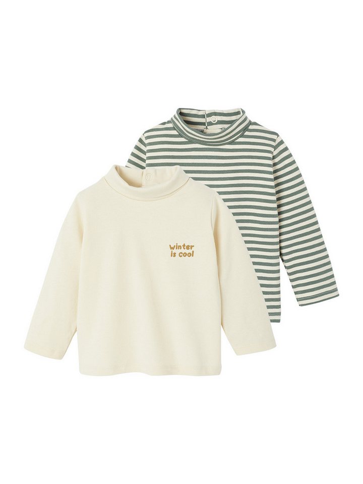vertbaudet Langarmhemd 2er-Pack Baby Rollkragenshirts Basics 2er-Pack vertbaudet Langarmhemd 2er-Pack Baby Rollkragenshirts Basics 2er-Pack von vertbaudet