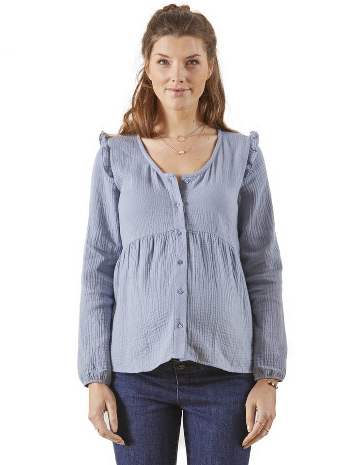 vertbaudet Langarmhemd Bluse, Schwangerschaft & Stillzeit von vertbaudet