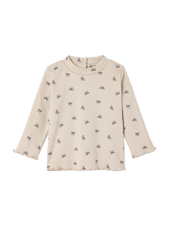 vertbaudet Langarmhemd Baby Shirt mit Blumenmuster von vertbaudet