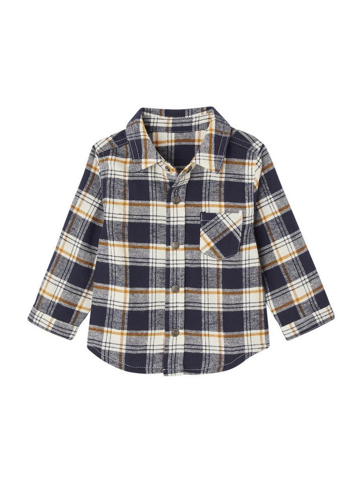 vertbaudet Langarmhemd Baby Flanellhemd vertbaudet Langarmhemd Baby Flanellhemd von vertbaudet