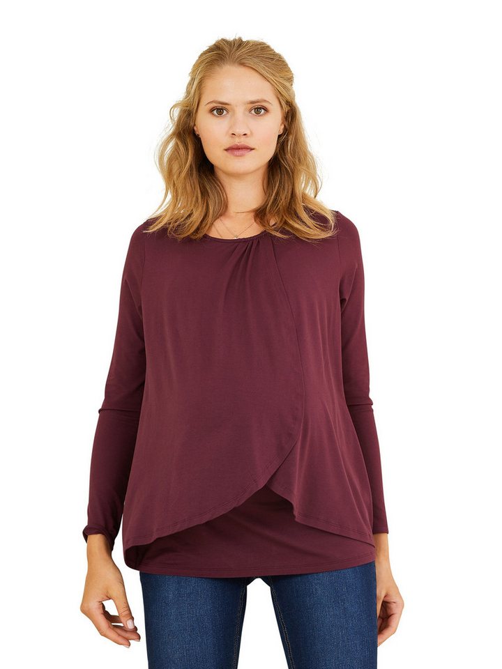 vertbaudet Umstandsshirt Wickelshirt für Schwangerschaft & Stillzeit von vertbaudet