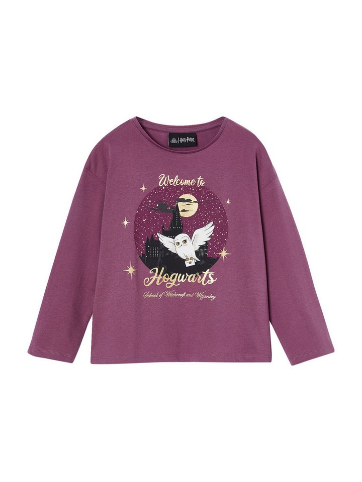 vertbaudet Langarmshirt Kinder Shirt mit Hedwig HARRY POTTER von vertbaudet