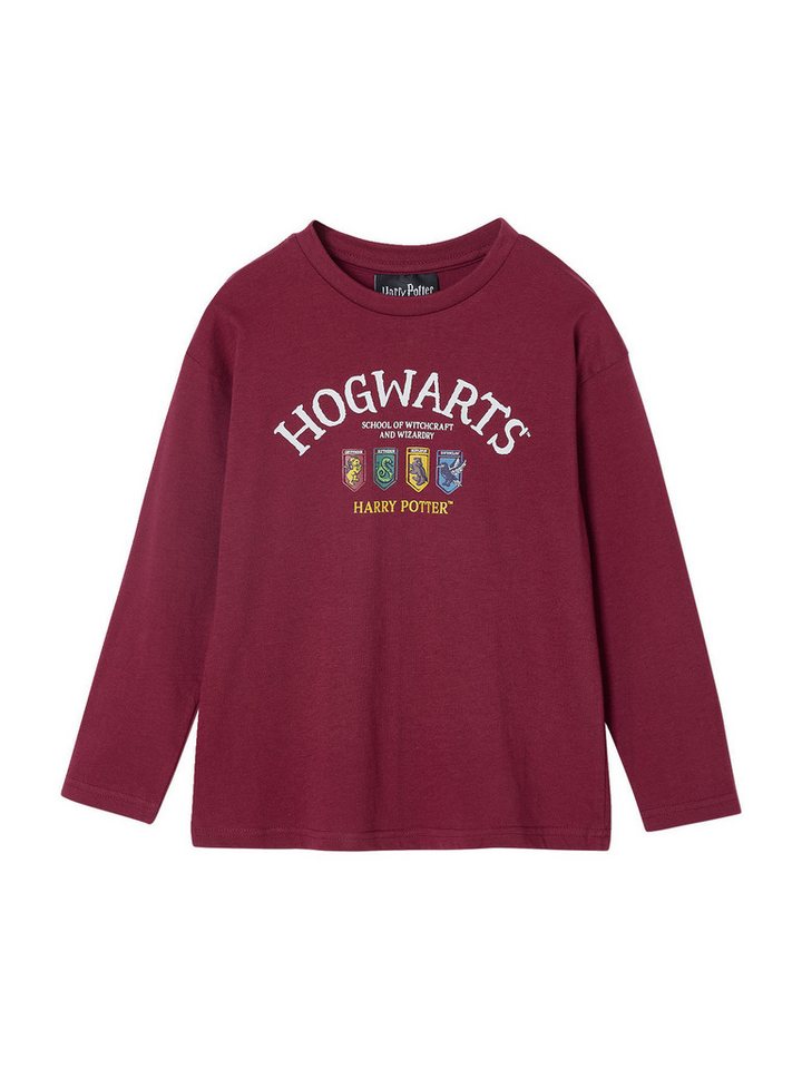 vertbaudet Langarmshirt Kinder Shirt HARRY POTTER mit Hedwig-Print von vertbaudet