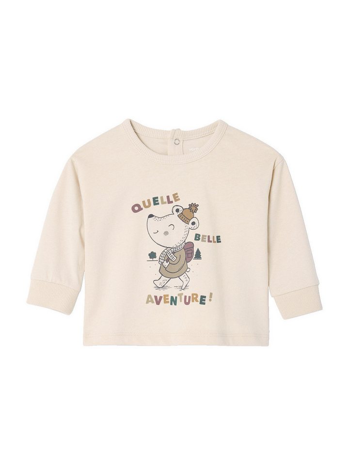 vertbaudet Langarmshirt Baby Shirt mit Maus-Print von vertbaudet