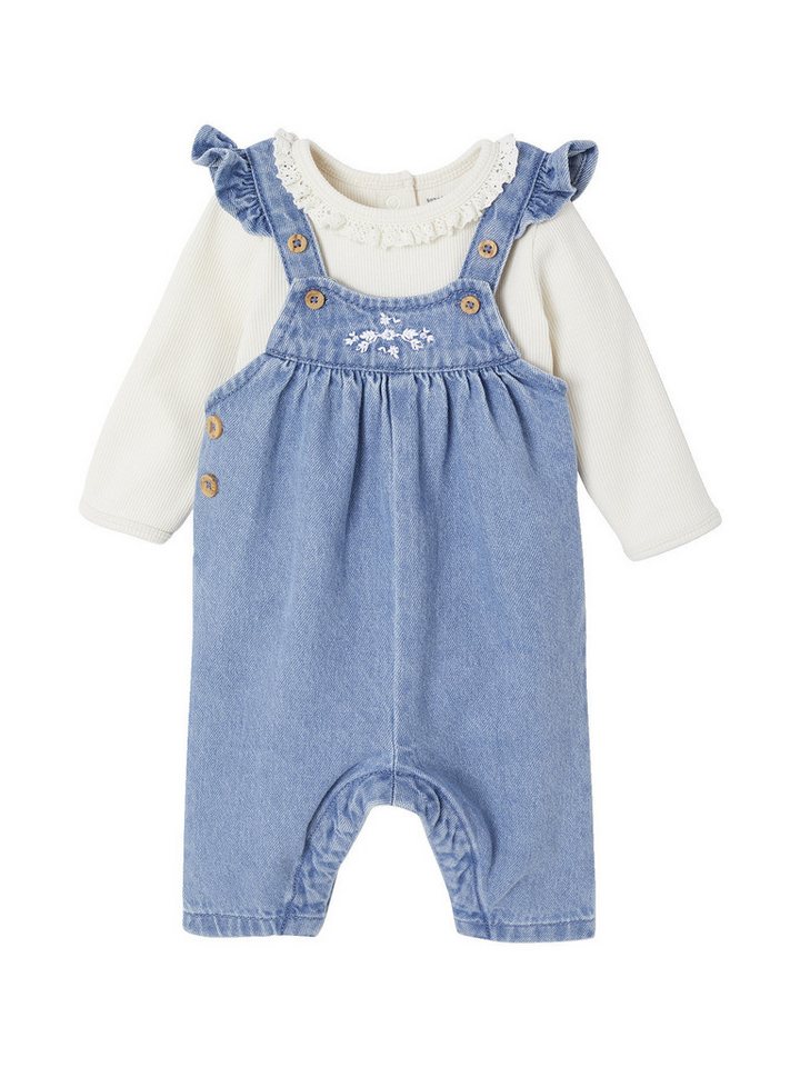 vertbaudet Latzhose Baby-Set: Jeans-Latzhose & Body vertbaudet Latzhose Baby-Set: Jeans-Latzhose & Body von vertbaudet
