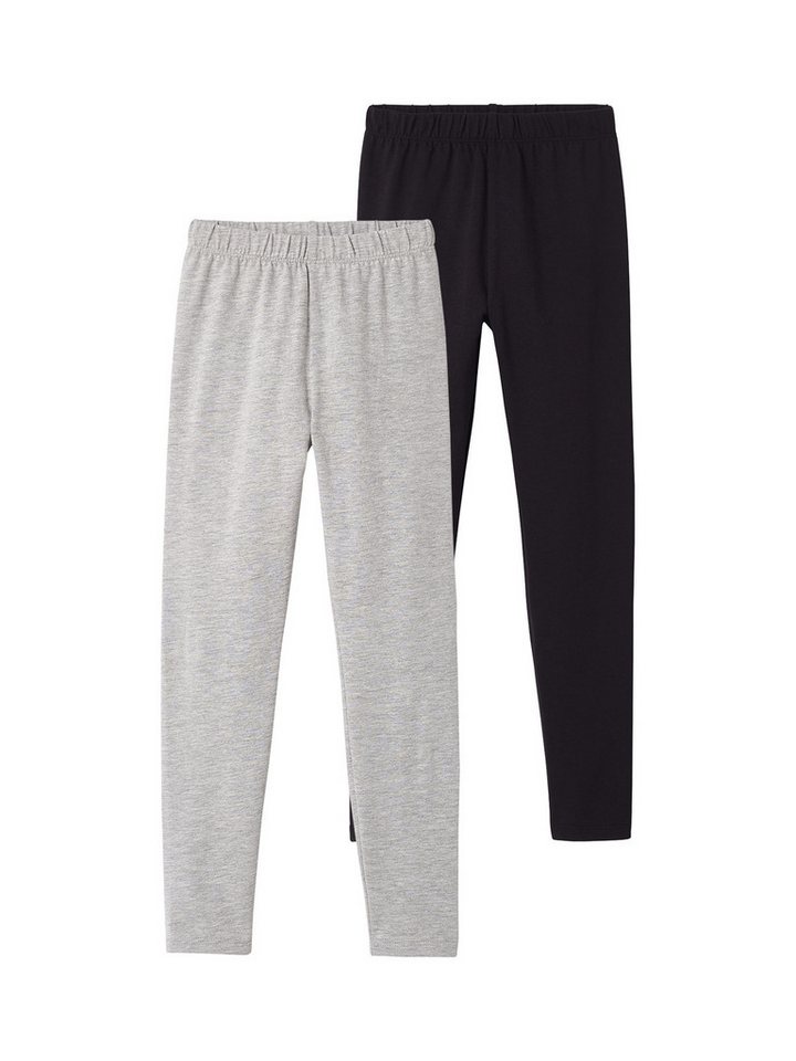 vertbaudet Leggings 2er-Pack Leggings für Mädchen BASIC Pack von vertbaudet