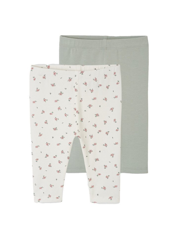 vertbaudet Leggings Bio-Kollektion: 2er-Pack Baby Leggings BASIC 2er-Pack von vertbaudet