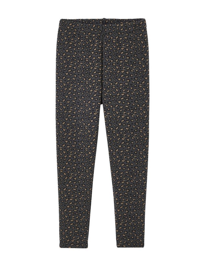 vertbaudet Leggings Mädchen Thermo-Leggings Dehnbund, Regenboegen oder Einhoerner von vertbaudet