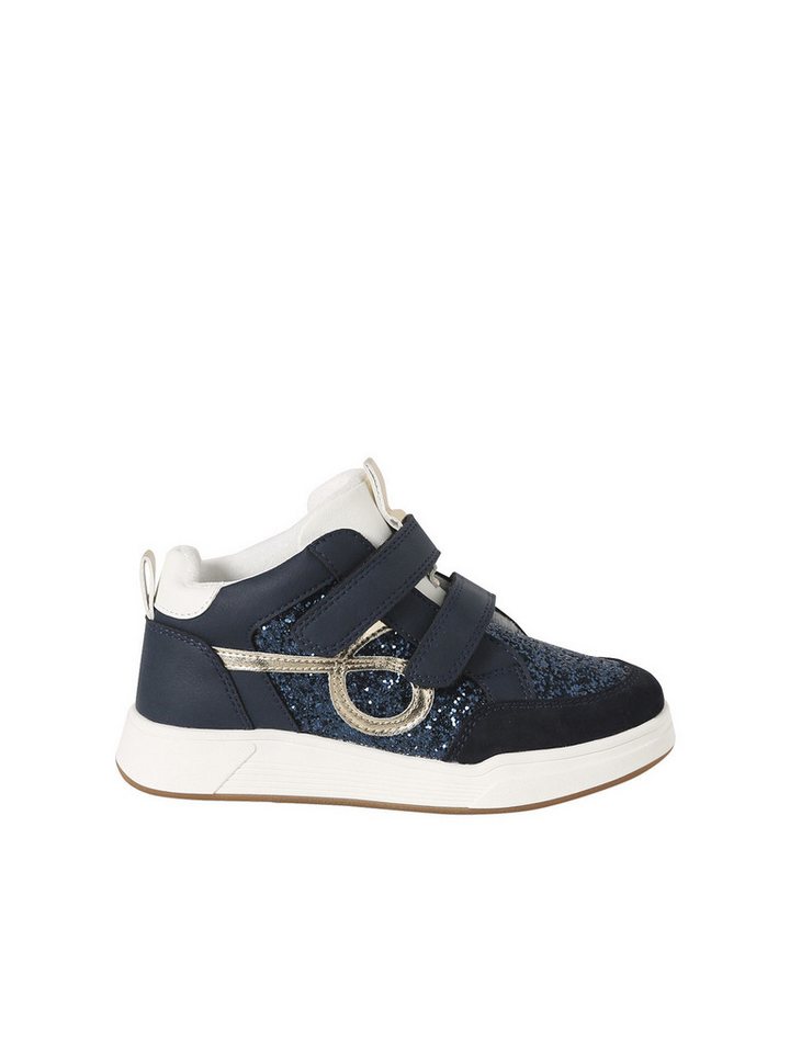 vertbaudet Mädchen High-Sneakers mit 2 Klettriemchen Sneaker 2er-Pack von vertbaudet