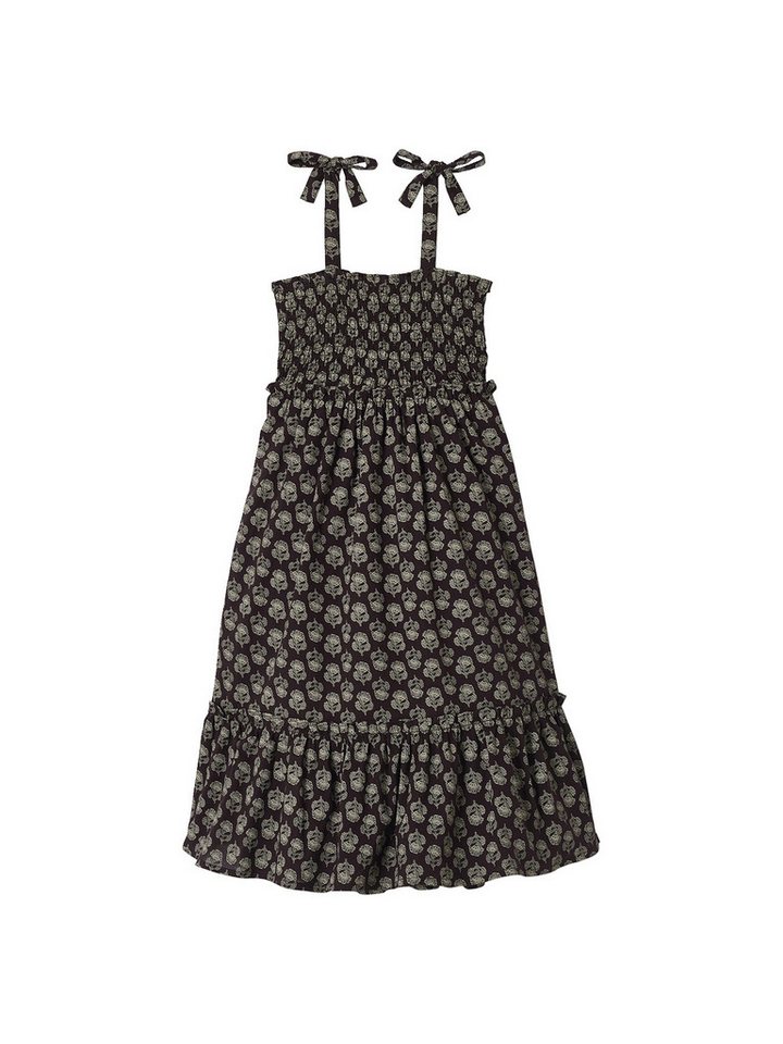 vertbaudet Maxikleid Mädchen Maxikleid mit schmalen Trägern von vertbaudet