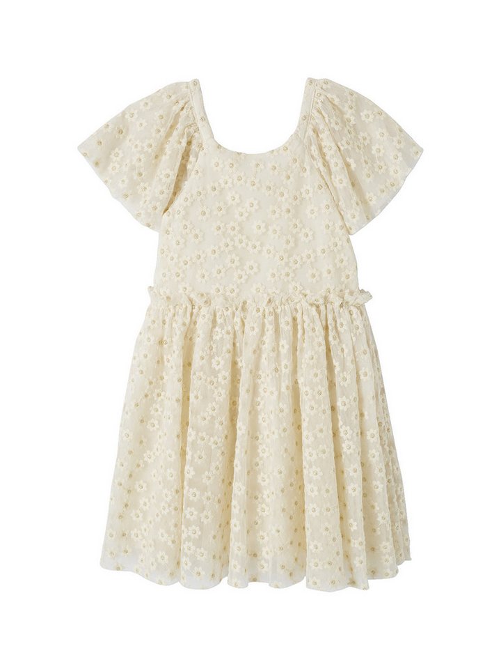 vertbaudet Minikleid Festliches Mädchen Tüllkleid mit Stickerei von vertbaudet