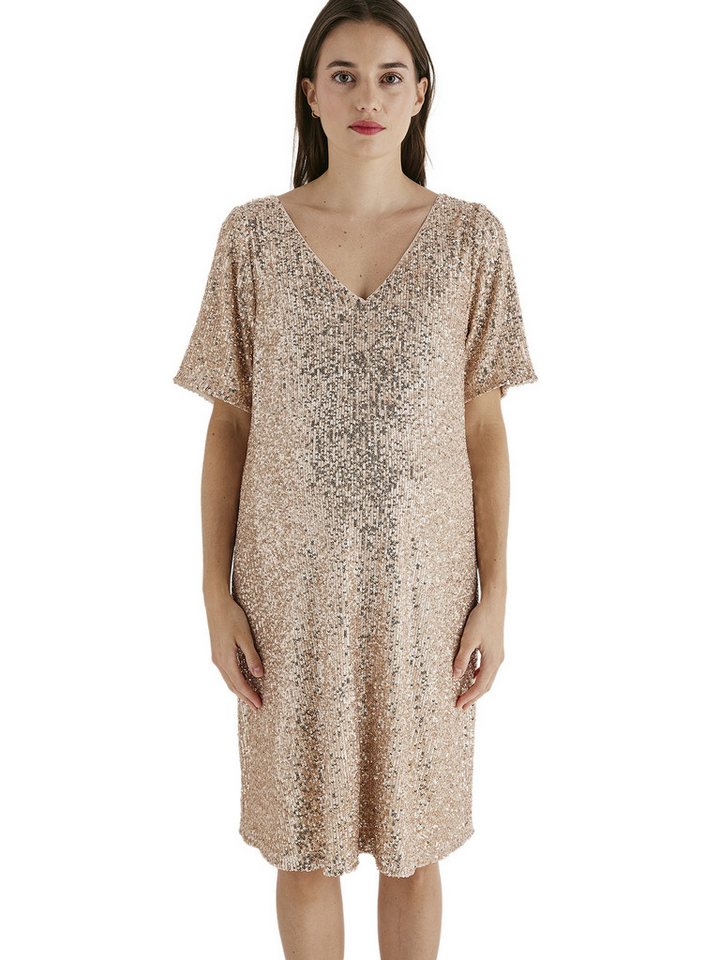 vertbaudet Umstandskleid Festliches Umstandskleid mit Pailletten von vertbaudet