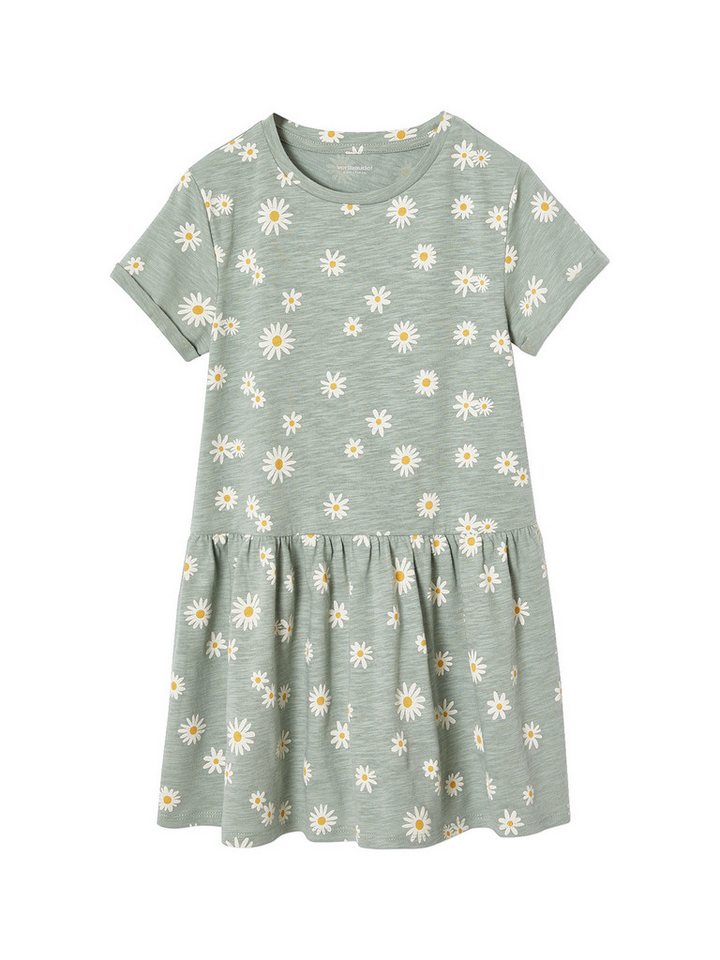 vertbaudet Minikleid Mädchen Shirtkleid BASIC Elastische Taille von vertbaudet