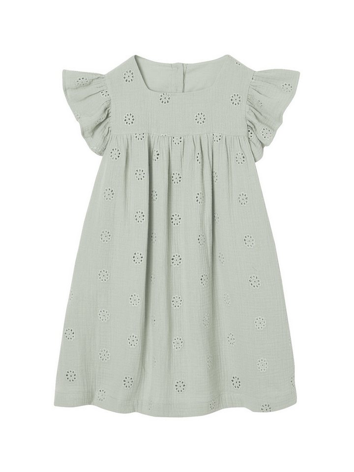 vertbaudet Minikleid Mädchen Musselinkleid von vertbaudet