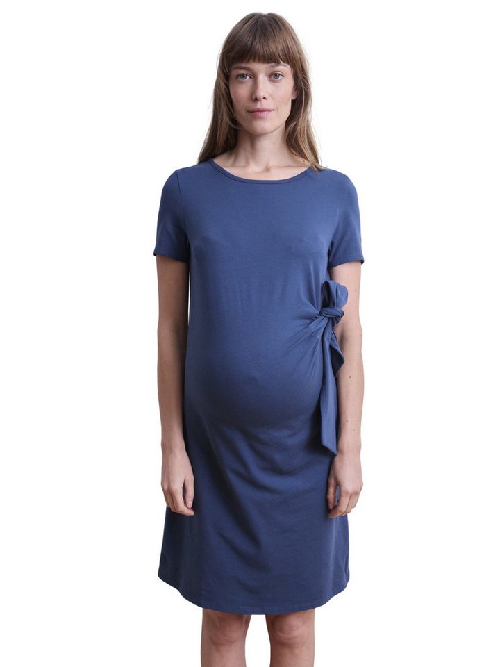 vertbaudet Umstandskleid Kurzes Umstandskleid mit Drapierung von vertbaudet