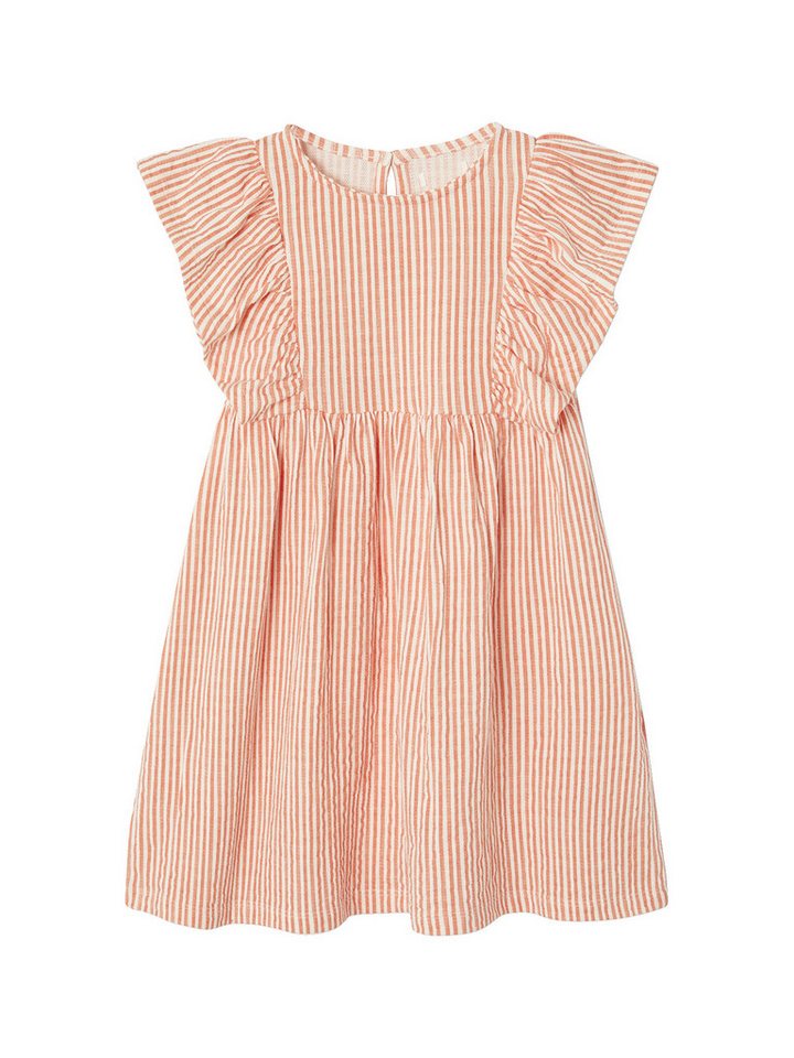 vertbaudet Minikleid Mädchen Kleid Mit Reliefstruktur von vertbaudet